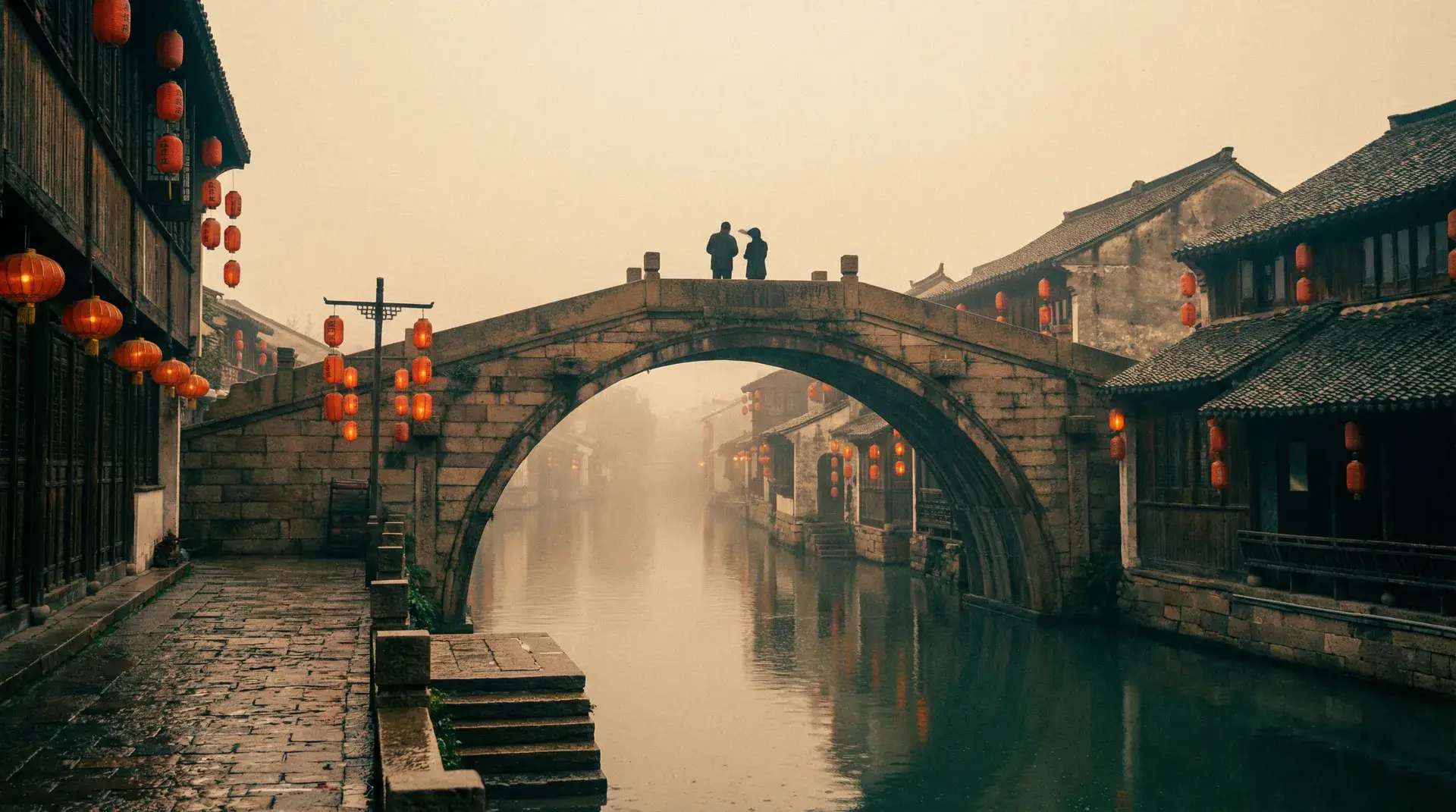 水乡石桥上的两个身影 - 福建兄妹主题 伦理片 电影